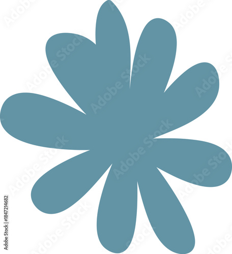 Flower Blob Scandinavian Shape