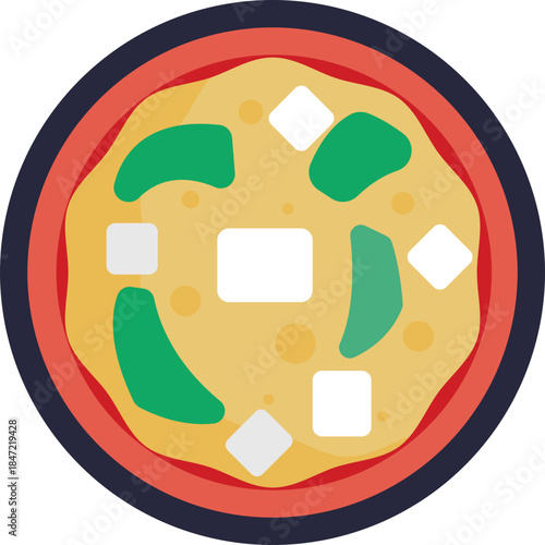 Shaved ice dessert topped with flavored syrup and sweet toppings.