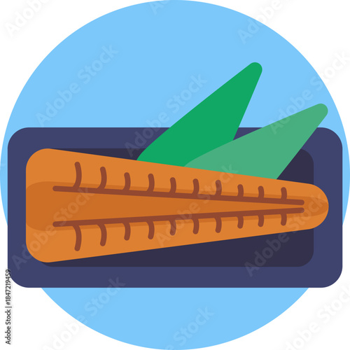 Grilled or raw mackerel, a popular fish in Japanese cuisine.