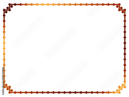 丸、四角角F5、9オレンジ