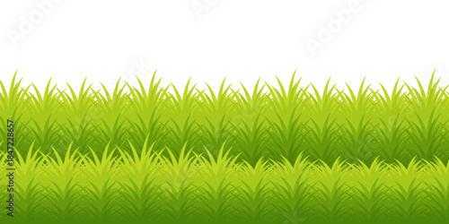green grass illustration, sustainable grass nature, grass design in flat style	