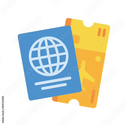 Passport, plane ticket