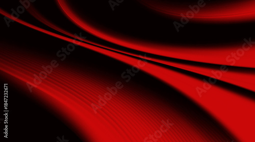 abstract red and black