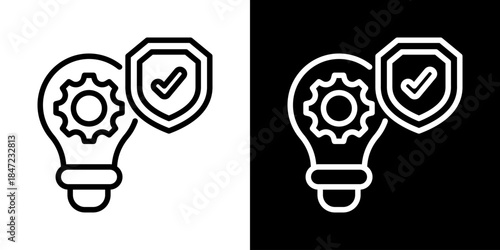 Proven Methods Icon Of Line Black And White Style 