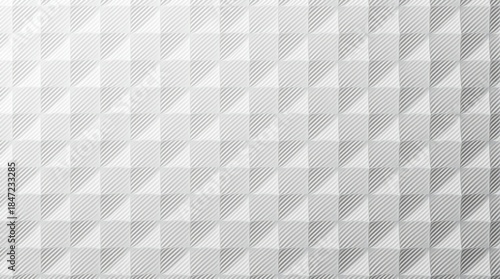 Abstract white geometric pattern texture background design