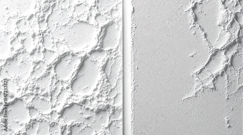 White texture background with detailed irregular patterns and shapes