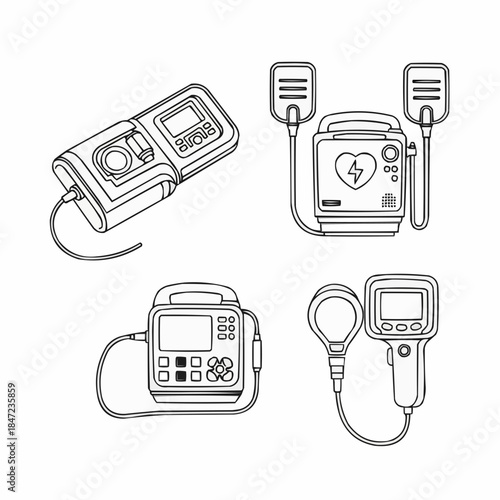 Medical devices for health monitoring and emergency care