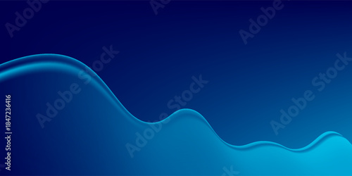 Elegant abstract vector background featuring smooth, flowing gray waves with a gradient effect on a silver metallic background. Ideal for use in web design, presentations, and print materials.