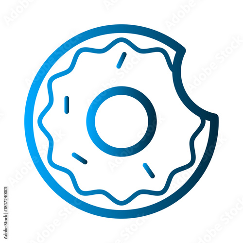Donut icon design template