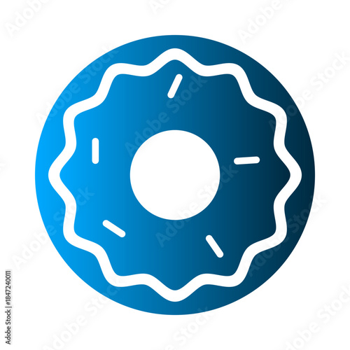 Donut icon design template