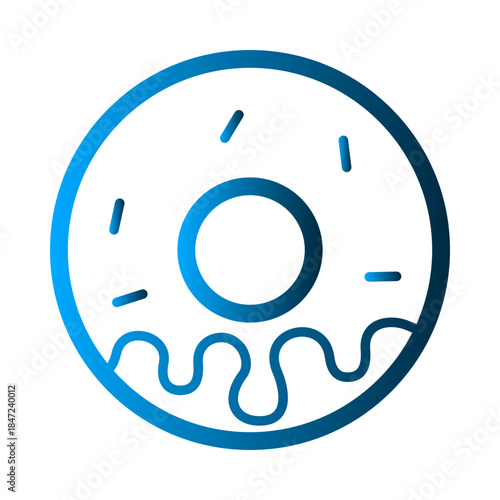 Donut icon design template