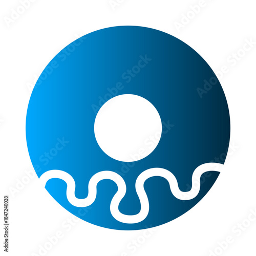 Donut icon design template