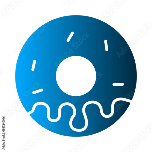 Donut icon design template