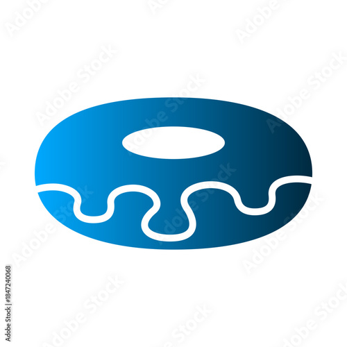 Donut icon design template