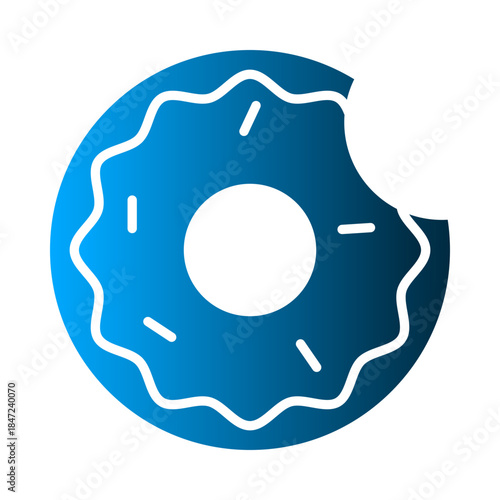 Donut icon design template