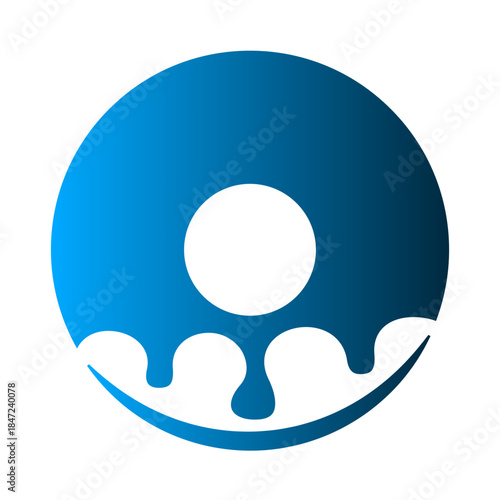 Donut icon design template