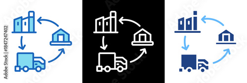Supply Chain triplestyle icon