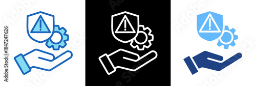 Risk Management triplestyle icon