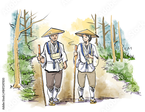 お遍路さん-巡礼者