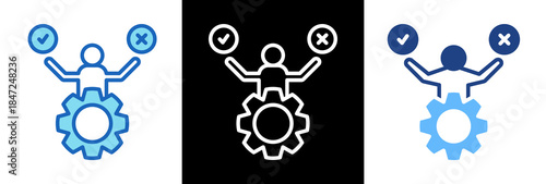 Decision Outcome triplestyle icon
