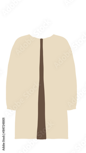 vector illustration of a sweater