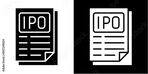 Ipo Document Icon Set White Style Collection