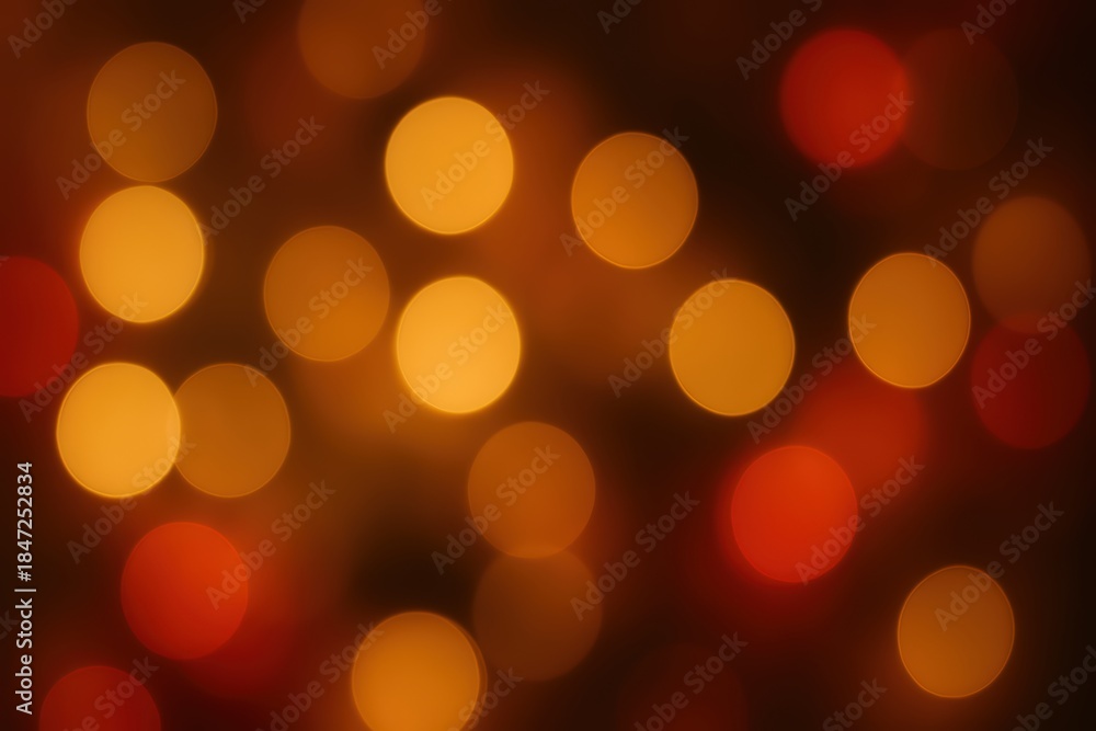 Fototapeta premium Abstract soft glow with warm light bokeh background for design