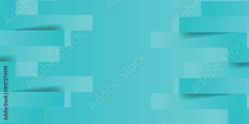青　立体　付箋　模様　背景