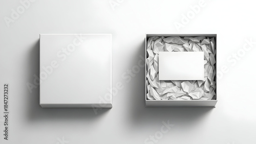 Elegant white boxes for luxury product packaging solutions
