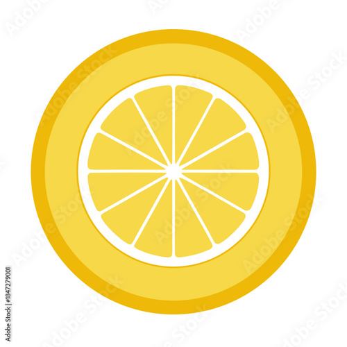 Vector illustration of a lemon