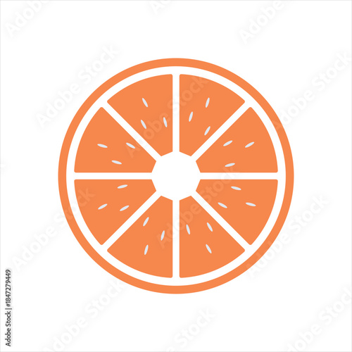 orange logo, bold line logo, orange color, fresh logo, very clear logo, logo elements, graphic resources.
