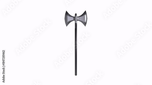 Double-Headed Axe with Sleek Design