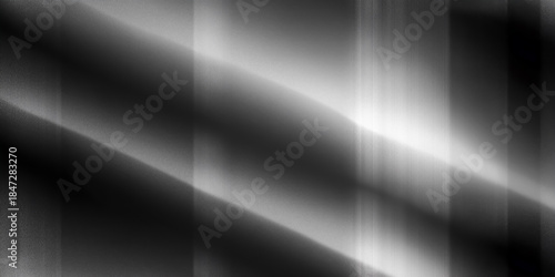 Fototapeta Naklejka Na Ścianę i Meble -  滑らかな曲線が重なる漆黒の抽象的背景素材