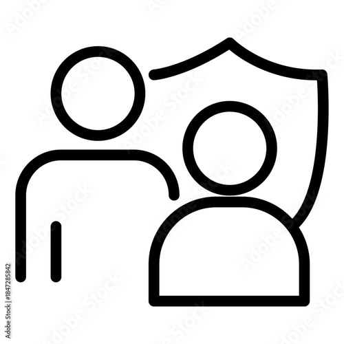 Allied Members Line Icon of NATO Icon Set