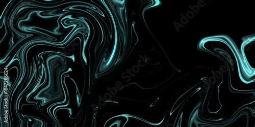 Vector abstract fluid colorful liquid marble paint background. Acrylic pour black and gray gradient color liquid marble abstract surfaces design. 3D Cartographic Weave seamless striped patterns.