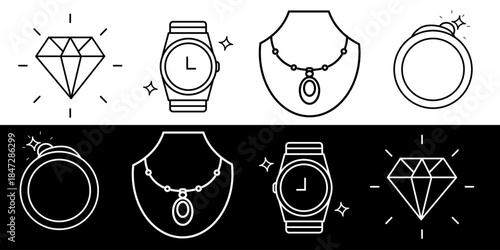 accessories jewelry icon shee...