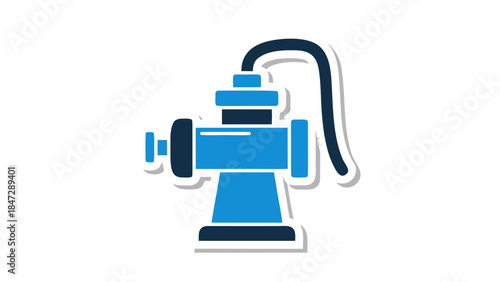 Blue Fire Hydrant Icon