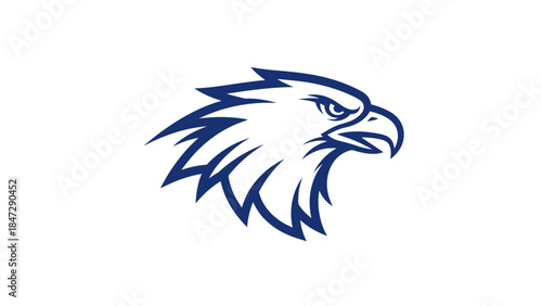 Majestic Eagle Head Emblem - Powerful Symbol of Freedom and Strength