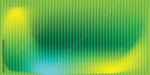 Corrugated, fluted glass vector texture. Ribbed plastic gradient background.epas10