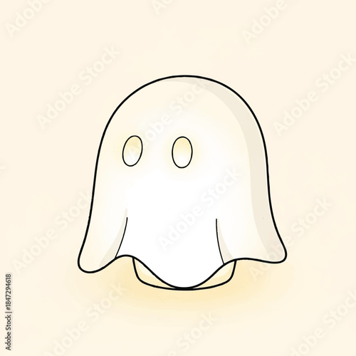 a little white ghost