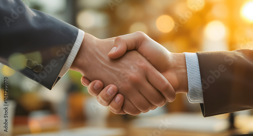Business Handshake - Sealing a Deal with Trust and Collaboration.