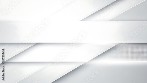 Wallpaper Mural Abstract White Background with Geometric Shapes Design Torontodigital.ca