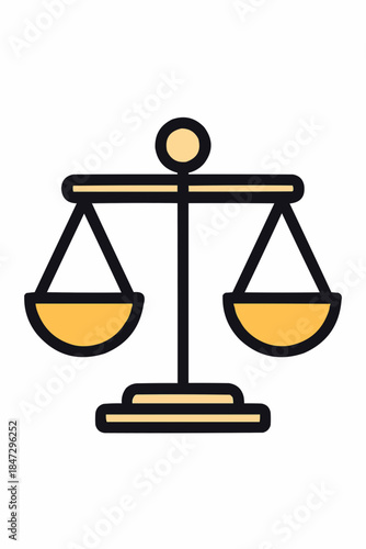 Equality Scale Symbolizing Fairness and Justice  
