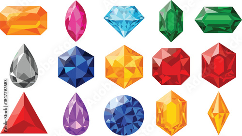 A delightful collection of classic winter and holiday botanical elements, featuring vibrant poinsettia, mistletoe, holly berries, and evergreen sprigs, ideal for festive seasonal designs