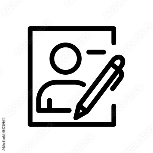 Witness Signing Line Icon of Testimony & Witnesses Icon Set