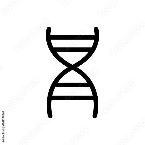 DNA Sequence Line Icon of DNA Analysis Icon Set