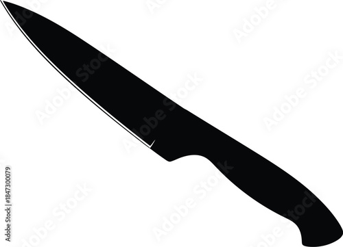 Professional Black Kitchen Knife for Culinary Arts