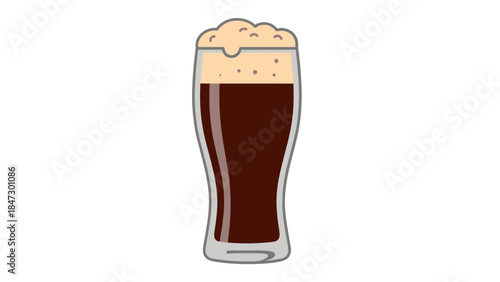 Dark Beer with Frothy Head Icon
