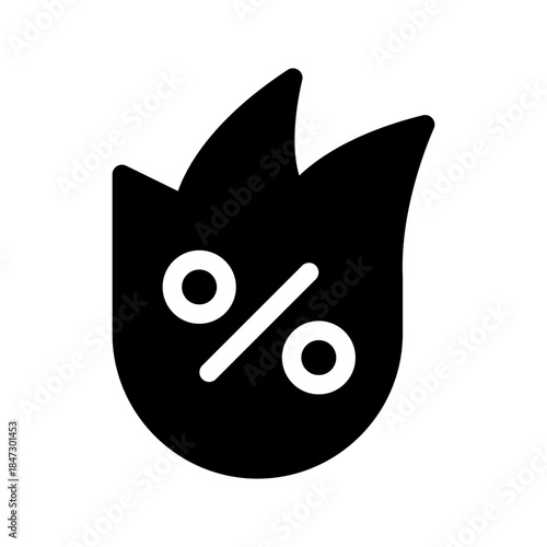 Hot Deal Icon Vector Symbol Design Illustration
