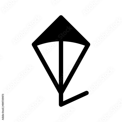 Kite Icon Vector Symbol Design Illustration